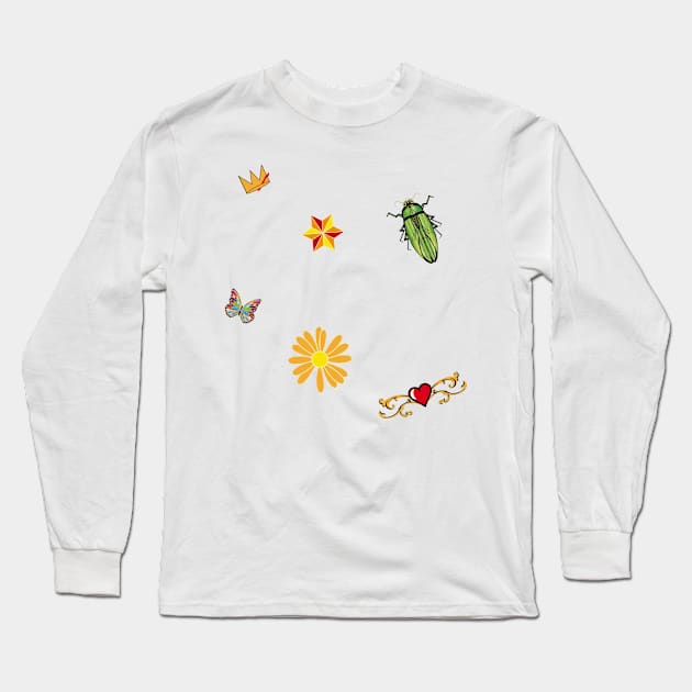 Insect patches Long Sleeve T-Shirt by Kisho